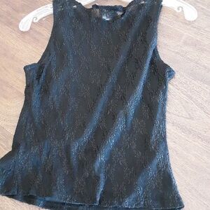 Younique Elegant Black Lacey Camisole Top